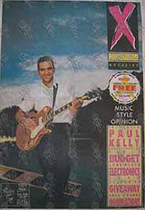 KELLY-- PAUL - &#39;XPress&#39; - No.132 24 August 1989 - Paul Kelly On Cover - 1