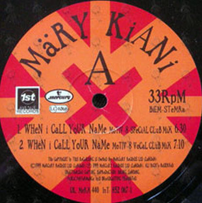KIANI-- MARY - When I Call Your Name - 3