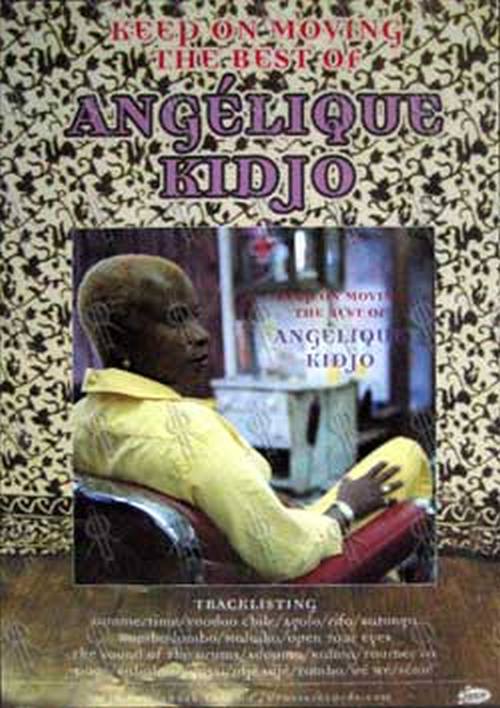 KIDJO-- ANGELIQUE - &#39;Keep On Moving: The Best Of&#39; Album Promo Poster - 1