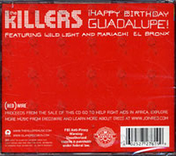 KILLERS-- THE - Happy Birthday Guadalupe! - 2