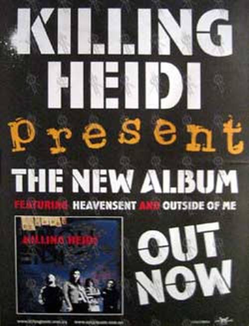 KILLING HEIDI - &#39;Present&#39; Album Poster - 1