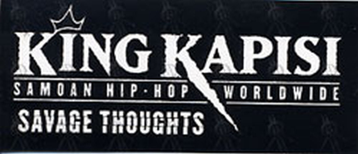 KING KAPISI - &#39;Savage Thoughts&#39; Sticker - 1