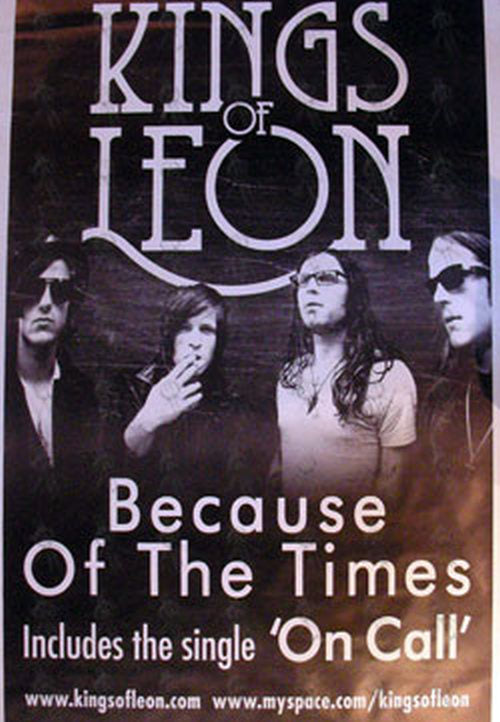 KINGS OF LEON - &#39;Because Of The Times&#39; Album Promo Poster - 1