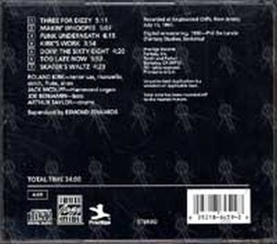 KIRK-- ROLAND - Kirk's Work EP (With Jack McDuff) - 2