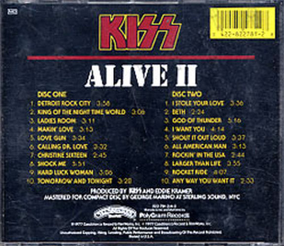 KISS - Alive II - 2