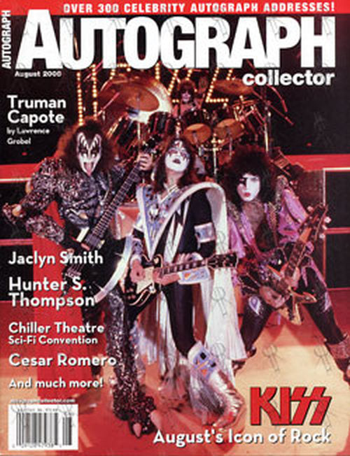 KISS - &#39;Autograph Collector&#39; - August 2005 - Kiss On Front Cover - 1