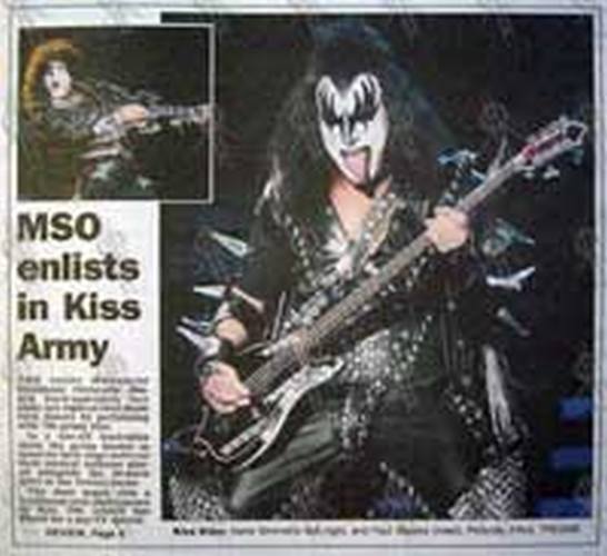 KISS - 'Herald Sun' - March 1 2003 - Kiss On The Cover - 2