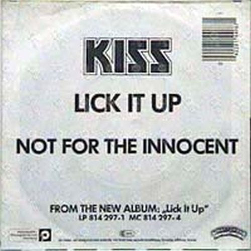 KISS - Lick It Up - 2