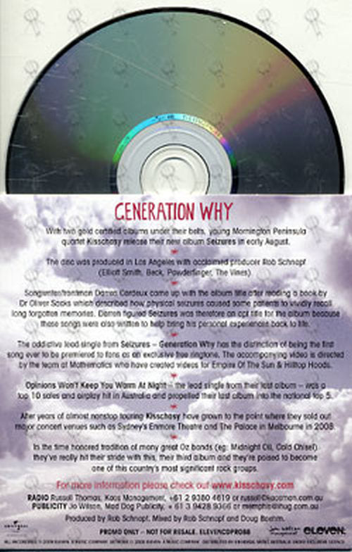 KISSCHASY - Generation Why - 2