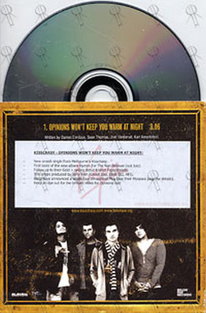 KISSCHASY - Opinions Won't Keep You Warm At Night - 2