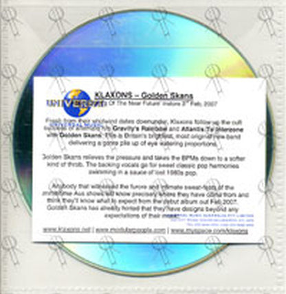 KLAXONS - Golden Skans - 2