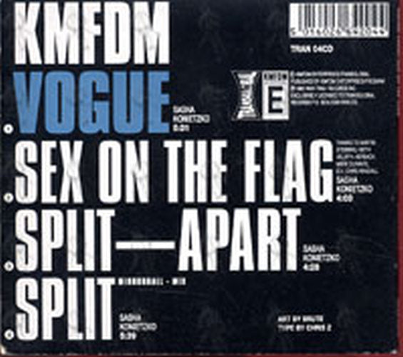 KMFDM - Vogue/Sex On The Flag - 2