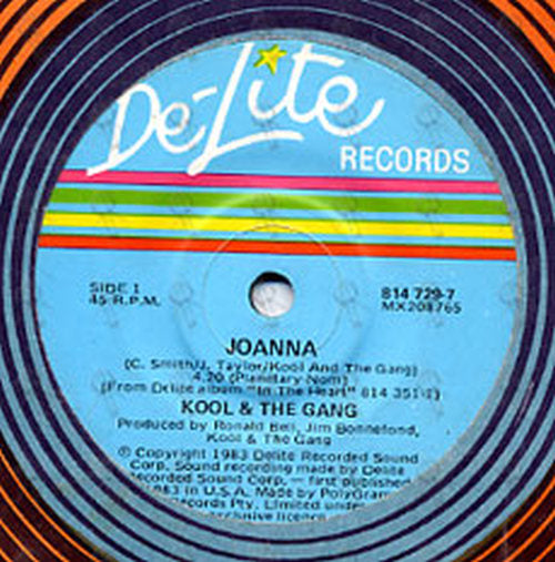 KOOL AND THE GANG - Joanna - 3