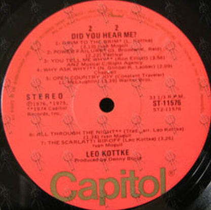 KOTTKE-- LEO - 1971-1976 - 3