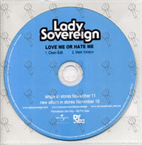 LADY SOVEREIGN - Love Me Or Hate Me - 1