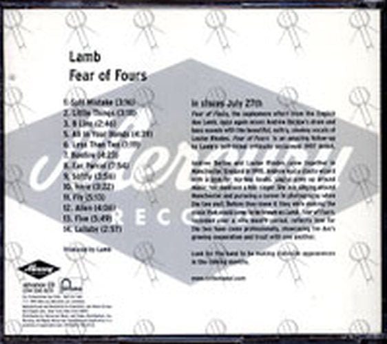 LAMB - Fear Of Fours - 2