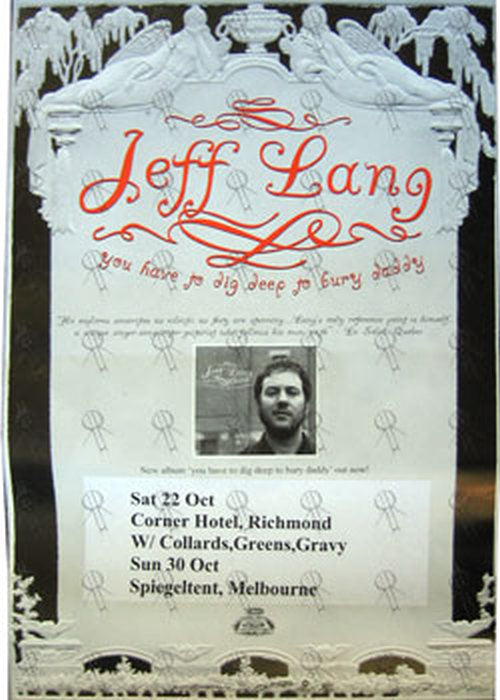 LANG-- JEFF - Corner Hotel