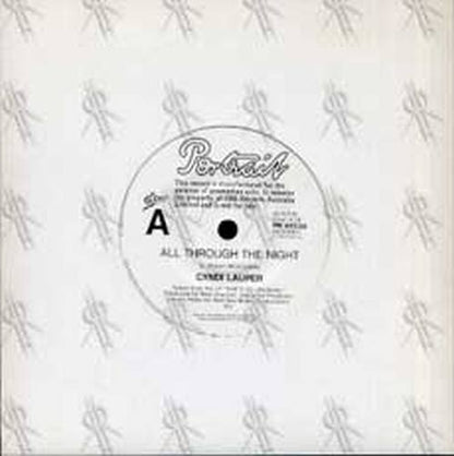 LAUPER-- CYNDI - All Through The Night - 1