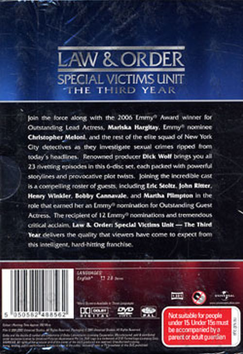 LAW &amp; ORDER - The Third Year - 2