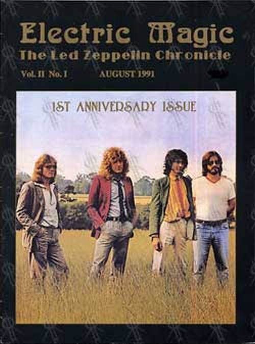 LED ZEPPELIN - &#39;Electric Magic: Led Zeppelin Chronicle&#39; - Vol II No I - August 1991 - 1