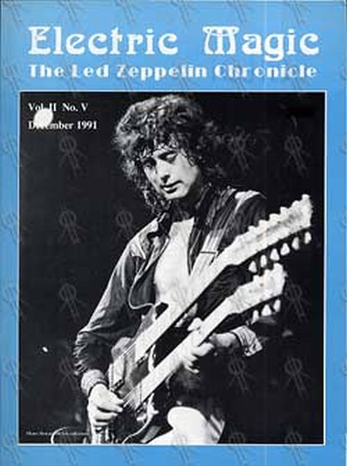 LED ZEPPELIN - &#39;Electric Magic: Led Zeppelin Chronicle&#39; - Vol II No IV - December 199 - 1