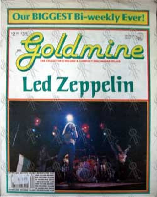 LED ZEPPELIN - &#39;Goldmine&#39; - Vol. 16 No. 17 - August 24