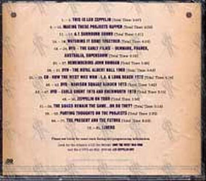 LED ZEPPELIN - Interview Disc 2003 - 2