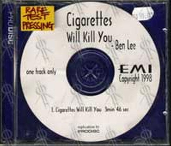 LEE-- BEN - Cigarettes Will Kill You - 1