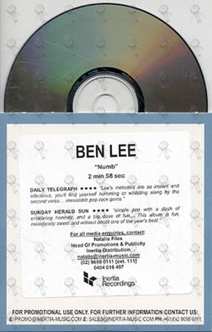LEE-- BEN - Numb - 2