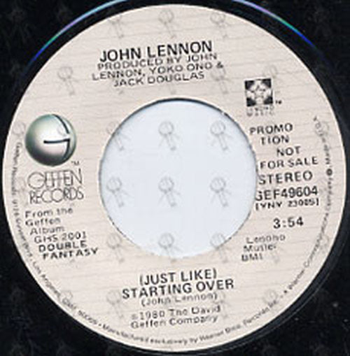 LENNON-- JOHN - (Just Like) Starting Over - 3