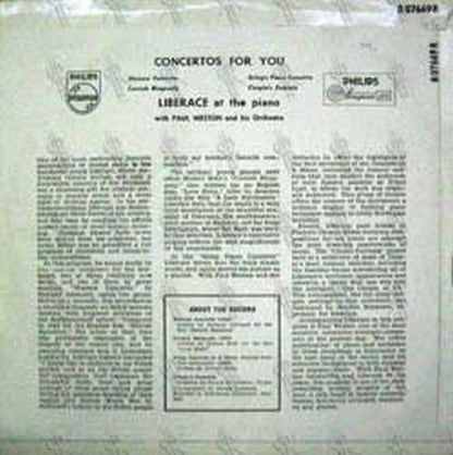 LIBERACE - Concertos For You - 2