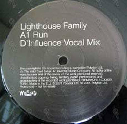 LIGHTHOUSE FAMILY - Run (D'Influence Mixes) - 3