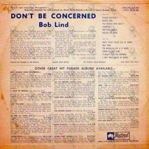 LIND-- BOB - Don&#39;t Be Concerned - 2