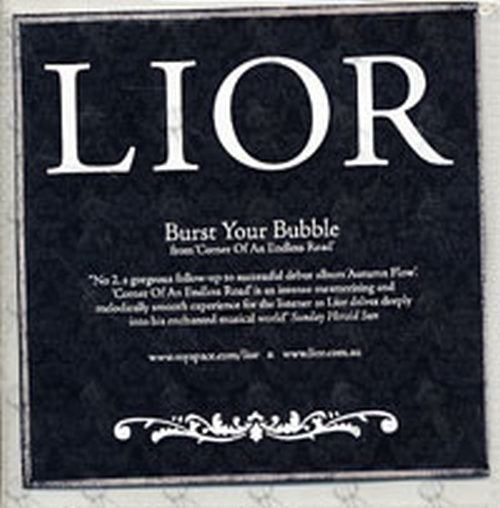 LIOR - Burst Your Bubble - 1