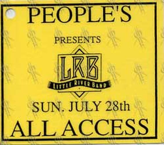 LITTLE RIVER BAND - 1991 Show All Access Pass - 1
