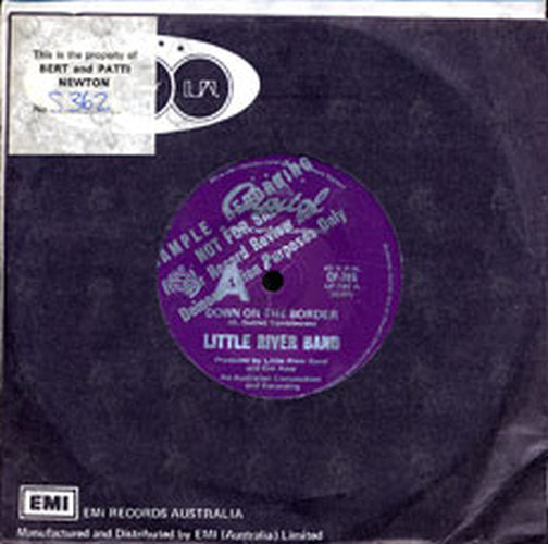 LITTLE RIVER BAND - Down On The Border - 1