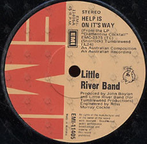 LITTLE RIVER BAND - Help Is On It&#39;s Way - 2