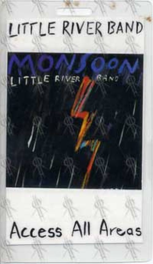 LITTLE RIVER BAND - 'Monsoon' Tour Access All Areas Laminate - 1