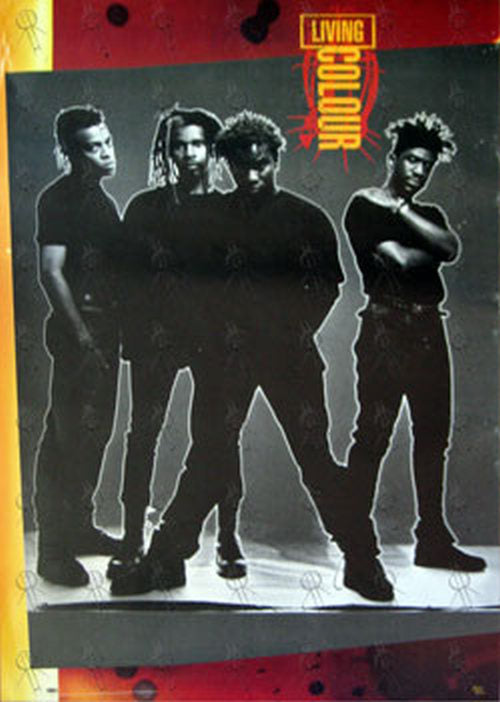 LIVING COLOUR - Band Photo Poster - 1