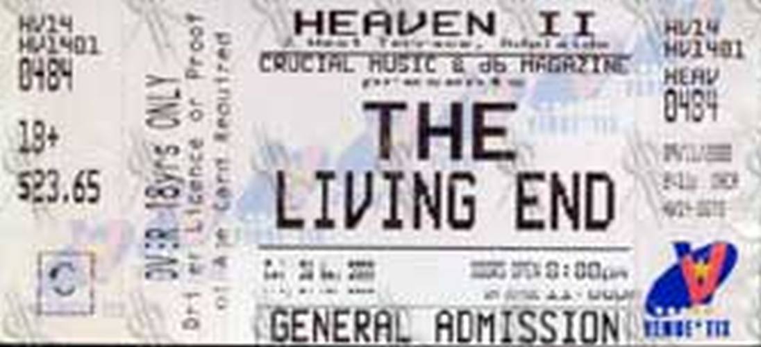 LIVING END-- THE - Heaven Nightclub