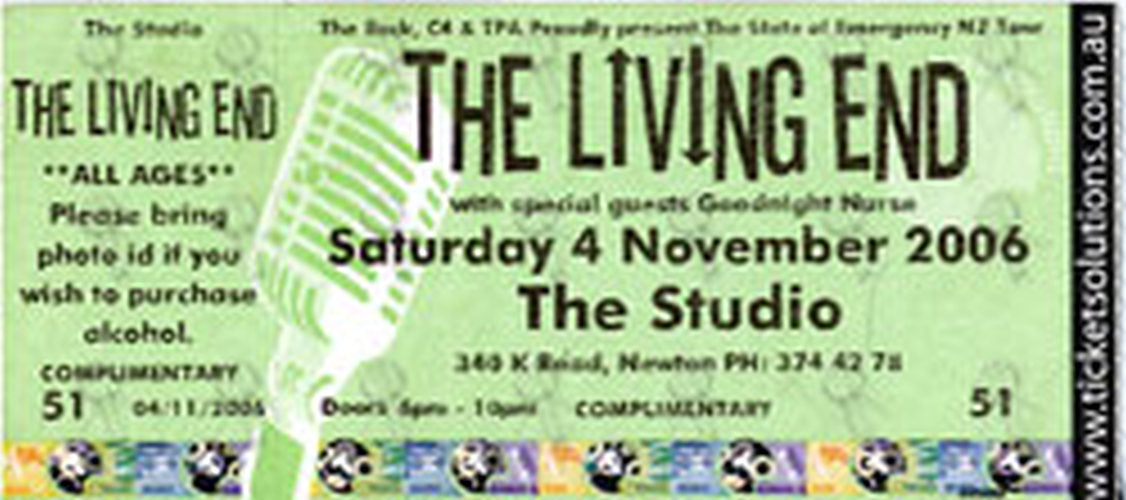 LIVING END-- THE - The Studio