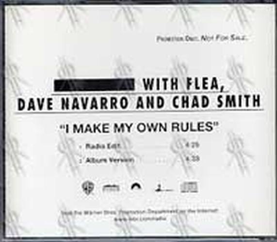 LL COOL J WITH FLEA-- DAVE NAVARRO AND CHAD SMITH - I Make My Own Rules - 2