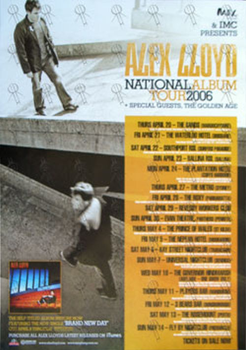 LLOYD-- ALEX - 2006 Australian &#39;Brand New Day&#39; Tour Poster - 1