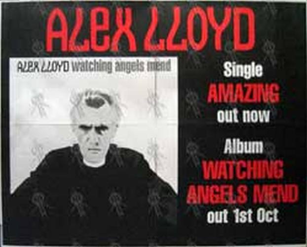 LLOYD-- ALEX - &#39;Amazing&#39; Single/&#39;Watching Angels Mend&#39; Album Poster - 1