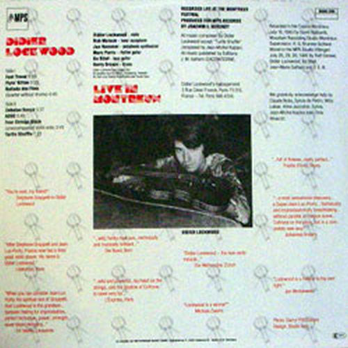 LOCKWOOD-- DIDIER - Live In Montreux - 2