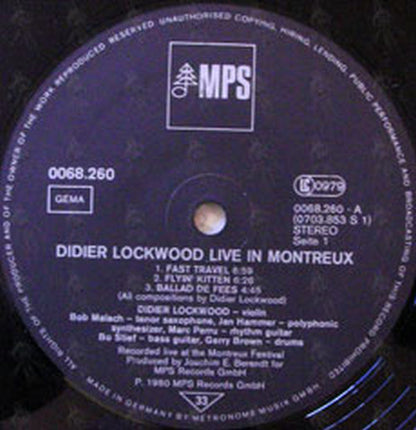 LOCKWOOD-- DIDIER - Live In Montreux - 3