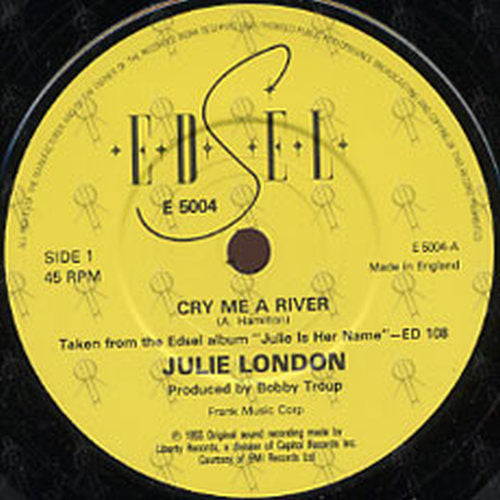 LONDON-- JULIE - Cry Me A River - 3