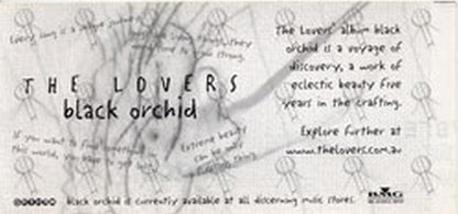 LOVERS-- THE - 'Black Orchid' Album Sticker - 2