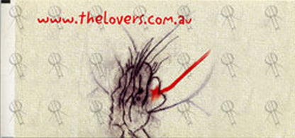 LOVERS-- THE - 'Black Orchid' Album Sticker - 1