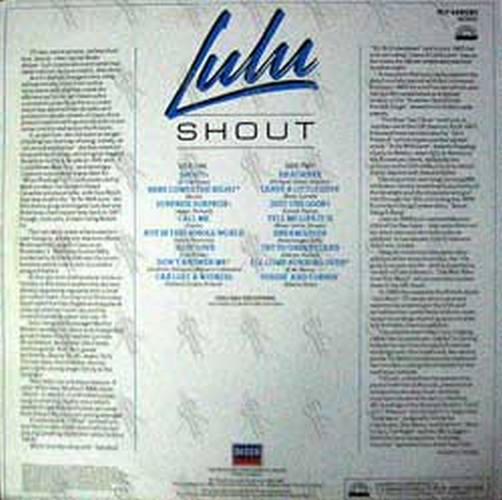 LULU - Shout - 2